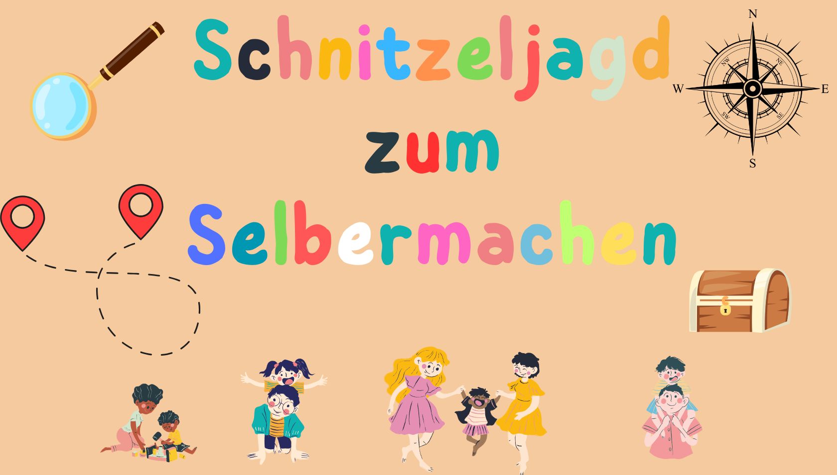 Schnitzeljagd vorbereiten: So gehts am einfachsten 1 Schnitzeljagd vorbereiten & selber machen ideen für eine spannende Schatzsuche